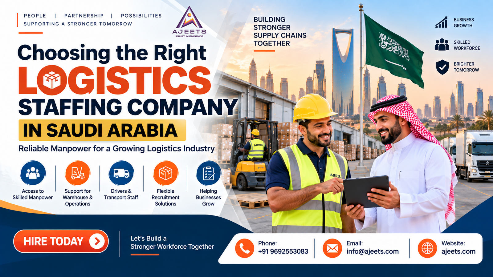 Choosing the Right Logistics Staffing Company in Saudi Arabia