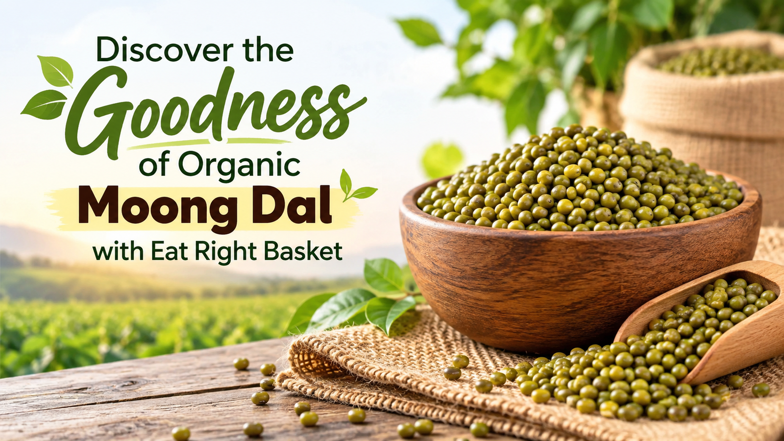 Discover the Goodness of Organic Moong Dal with Eat Right Basket