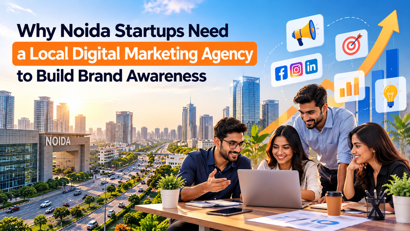 Why Noida Startups Need a Local Digital Marketing Agency to Build Brand Awareness